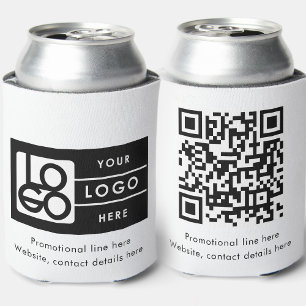 Porta-lata Logotipo de Retângulo de Negócios Texto Promo Códi