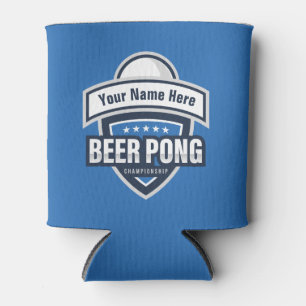 Porta-lata Logotipo do Campeonato de Beer Pong Personalizável