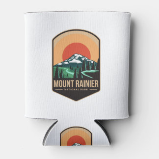 Porta-lata Logotipo do emblema do Monte Rainier National Park