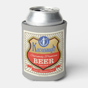 Porta-lata Logotipo engraçado da cerveja do vintage de Brett