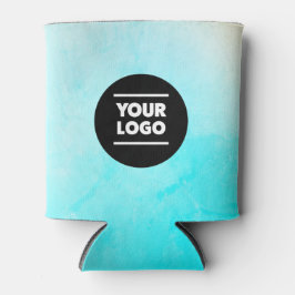 Porta-lata Logotipo Personalizado Oceano Azul