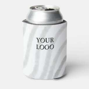 Porta-lata Logotipo simples e elegante aqui, lançando a ement