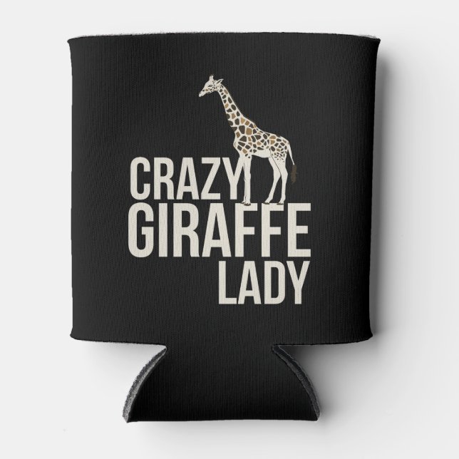 Porta-lata Louca Girafa Lady (Frente)