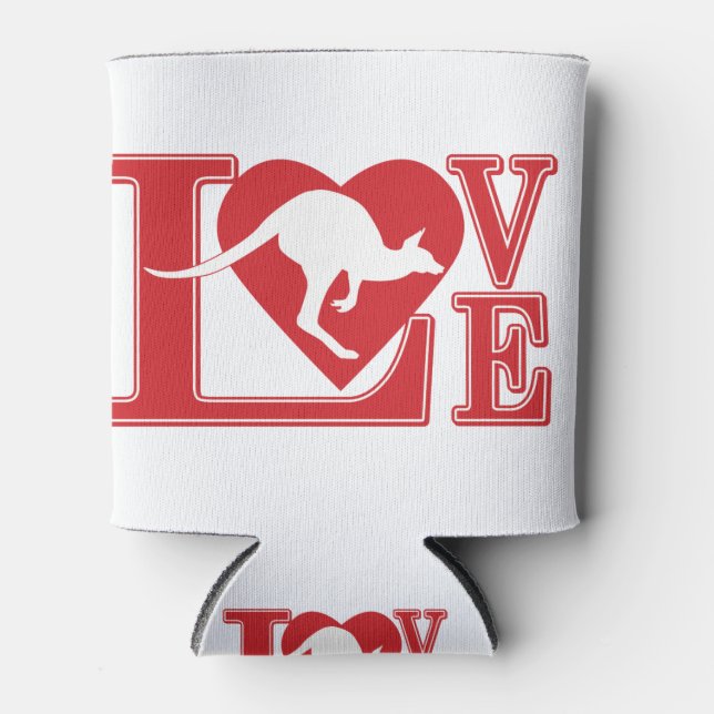 Porta-lata Love-Kangaroo (Frente)