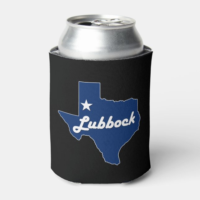 Porta-lata Lubbock, Texas Lonestar State West Texas Beefez (Can Front)