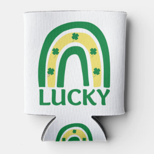 Porta-lata Lucky Shamrock Rainbow St Patricks