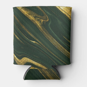 Porta-lata Luxuoso Onyx Verde: Ouro Marble.