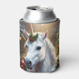 Porta-lata Luz de neve: O Incantado Unicórnio de Natal