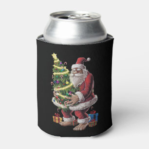 Porta-lata Luzes de Natal de Bigfoot Árvore de Natal Sasquatc
