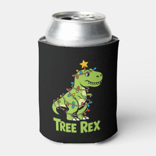 Porta-lata Luzes de Natal de Dinossauro T Rex Árvore Estrela 