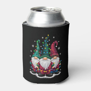 Porta-lata Luzinhas de Natal Três Gnomos Natal