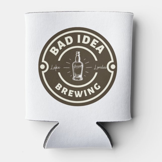 Porta-lata Má Ideia Criando Coozie (Frente)
