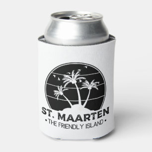 Porta-lata Maarten, a ilha amigável Sint Martin