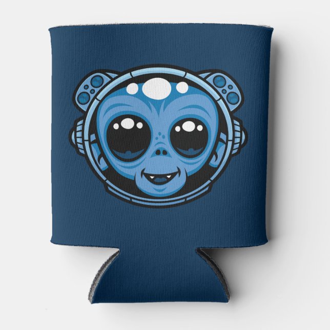 Porta-lata Macaco Astronauta Fofo No Espaço (Frente)