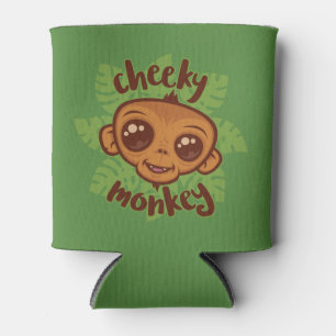 Porta-lata Macaco Atrevido Desenho de Primata de Desenho Anim