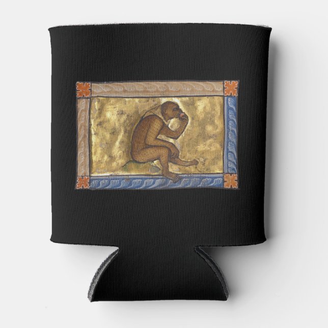 Porta-lata Macaco Bestiário Medieval c. 1270 (Frente)