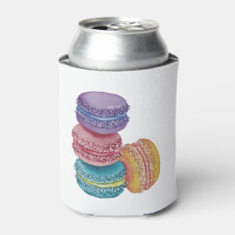 Porta-lata Macarões Coxas Do Arco-Íris Em Aquarela