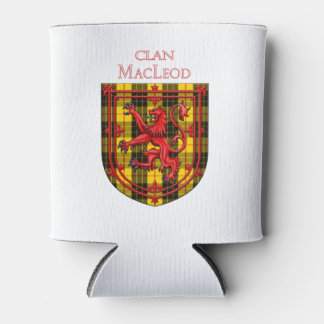 Porta-lata MacLeod Tartan - Xadrez escocesa - Rampant
