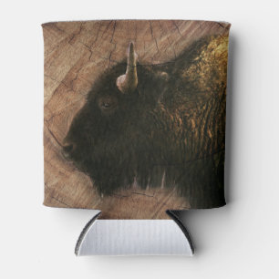 Porta-lata Madeira Bison Buffalo