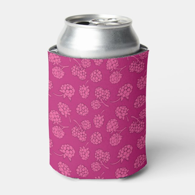 Porta-lata Magenta Berry Pattern (Can Front)