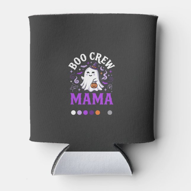 Porta-lata Magia da Mamãe Fantasma de Halloween (Frente)