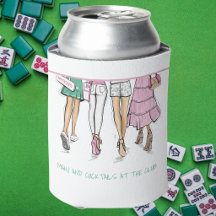Mahj & Coquetéis no Clube Mahjong Personalizado