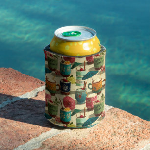 Porta-lata Mai Tais ao Pôr do Sol