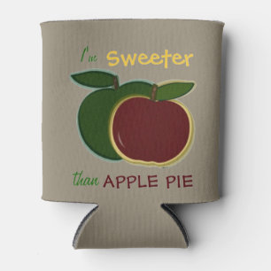 Porta-lata Mais doce do que o Apple Pie Graphics