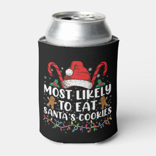 Porta-lata Mais Propenso a Comer os Biscoitos do Papai Noel F