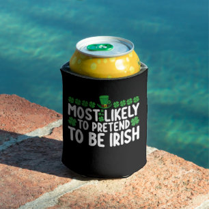 Porta-lata Mais Propenso a Fingir Ser Irlandês no Dia de São 