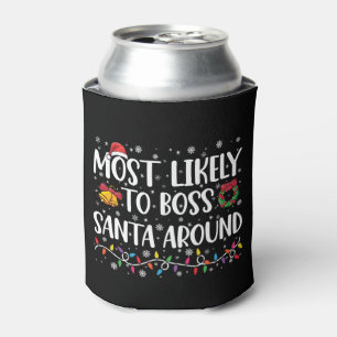 Porta-lata Mais Propenso a Mandar no Papai Noel Funny Natal 