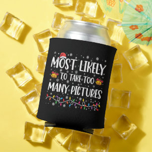 Porta-lata Mais Provável a Tirar Muitas Fotos no Natal da Fam