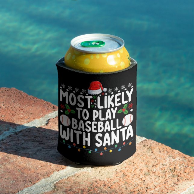 Porta-lata Mais Provável Jogar Baseball Com Papais noeis De N (Piscina in situ)