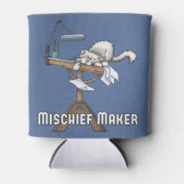 Porta-lata Malandro de Gato Branco Pode Resfriar