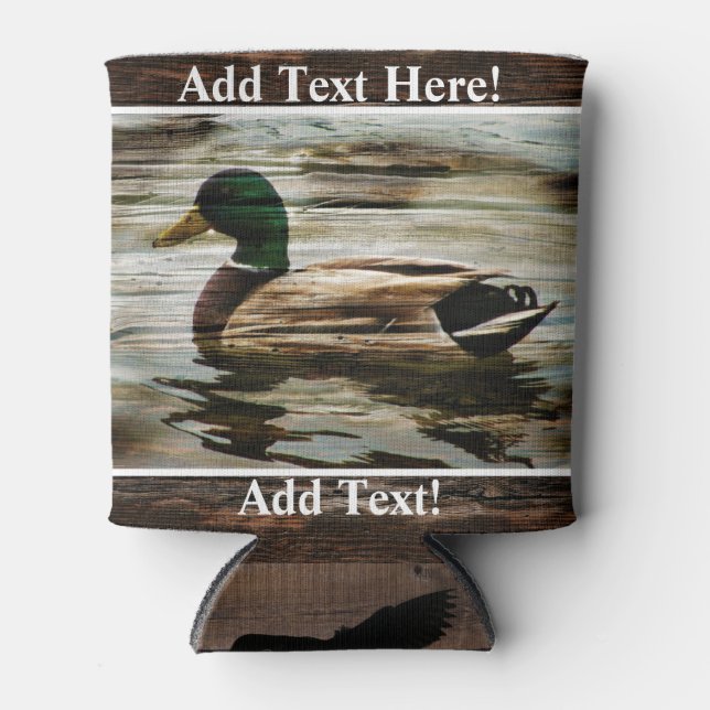 Porta-lata Mallard Duck No Lago (Frente)