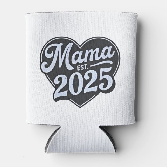 Porta-lata MAMA est 2025 Dia de as mães De Gravidez Mamãe Dev (Frente)