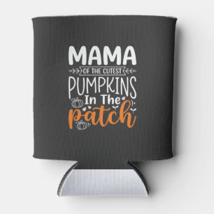 Porta-lata Mama Pumpkins Patch Design de Halloween_1