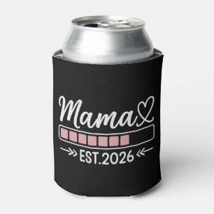 Porta-lata Mamãe está. 2026 Anúncio de Gravidez Mãe