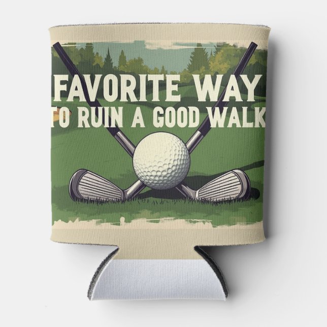 Porta-lata Maneira Favorita De Arruinar Um Bom Golfe (Frente)