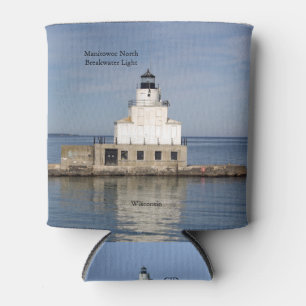 Porta-lata Manitowoc North Breakwater Light pode arrefecer