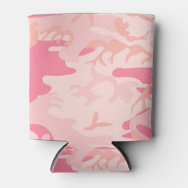 Porta-lata Manly Pink Camo (Frente)