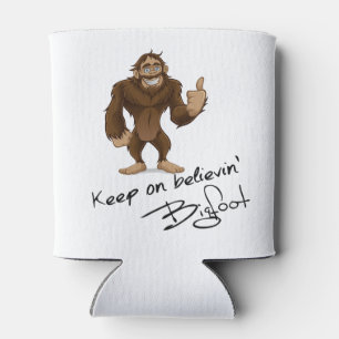Porta-lata Mantenha no autógrafo de Believin Bigfoot