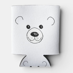Porta-lata Mão Desenhada Urso Muito Bonito O Urso Mais Cort