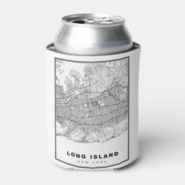 Porta-lata Mapa da Ilha Longa (Can Front)