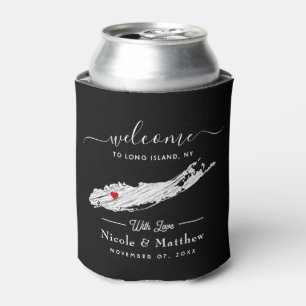 Porta-lata Mapa das Ilhas Longas - Boas-vindas ao Casamento M