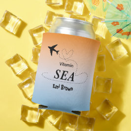 Porta-lata Mar de Vitamina Cor de Verão Laranja