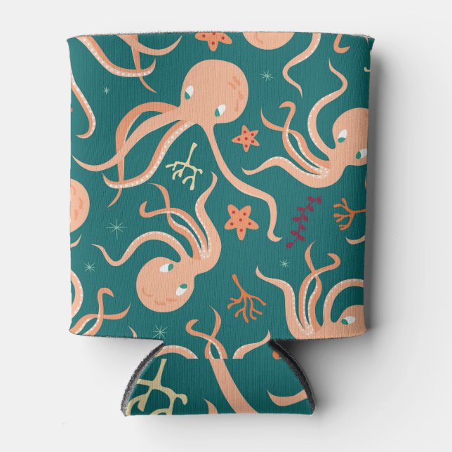 Porta-lata Maravilhas Submarinas: Dança Octopus Starfish (Frente)