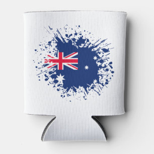 Porta-lata Marca do Souvenir Austrália, Viagem de Bandeira d
