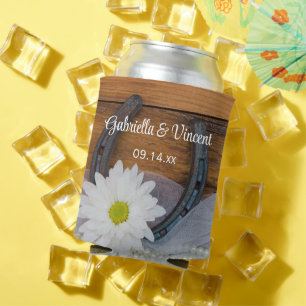 Porta-lata Margarida Branca e Ferradura Ocidental