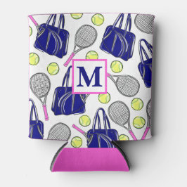 Porta-lata Marinho de Tênis de pré-disquete monograma